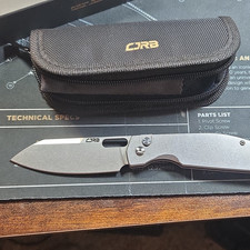 CJRB J1929B Pocketknife AR-RPM9 Stainless Drop Point Plain Liner Lock Manual picture