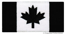 CANADIAN FLAG PATCH CANADA EMBLEM BLACK MAPLE LEAF embroidered iron-on BANNER picture