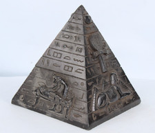 Unique Pharaonic Ancient Egyptian For Pyramid Statue With Pharaoh Characters picture