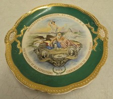 Antique 1904 World Fair St Louis Louisiana Purchase Commemorative Director Plate picture