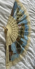 Vintage Souvenir From Florence Italy Fan Souvenir picture