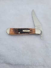 2000 Case xx USA Russlock Knife Autumn Bone Handles Never Used No Box  picture
