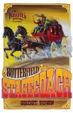 Knotts Berry Farm Butterfield Stagecoach Ride Poster 11x14 11x17 12x18 13x19 picture