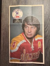 HOCKEY: 1973-73 OPC WHA POSTERS = 2 VANCOUVER BLAZERS, CAMPBELL & ST. SAUVEUR picture
