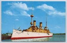 Philadelphia Pennsylvania USS Olympia Flagship Of Admiral Dewey Chrome Postcard picture