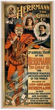 New York Leon Adelaide Herrmann 1898 Herrmann the Great Co Magic Poster picture