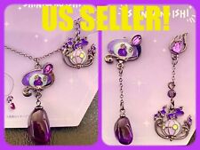 Pokemon Center Japan Chandelure Lampent Purple Jewelry Bundle New *SPOOKY* picture