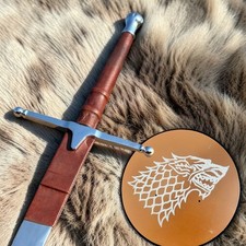 HandMade BraveHeart Sword Scottish Hero William Wallace Claymore Battle Gifts picture