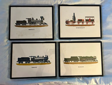 Southern Railway System Limited Edition Framed Railroad Prints Set of 4 picture