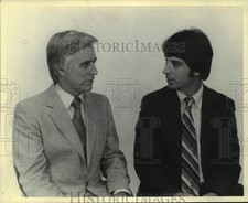 1979 Press Photo Alec Gifford, left, and Allen Rosenzweig, pollster - nop58489 picture