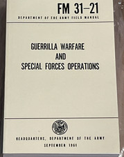 FM31-21 GUERRILLA Warfare SPECIAL OPERATIONS US Army Field Manual 1961 Training picture