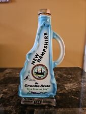 NEW HAMPSHIRE STATE 1967 JIM BEAM LIVE FREE OR DIE DECANTER BOTTLE GRANITE STATE picture