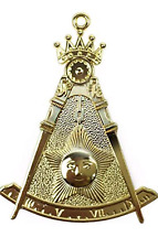 NMS 14th Degree Masonic Jewel Golden Finish picture