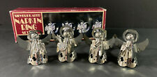 Angel Napkin Rings Silver Plated Set Of 4 picture