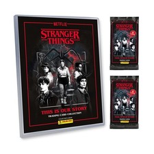 Panini Stranger Things This Is Our Story 2025 Trading Card Album + 2 Packs picture