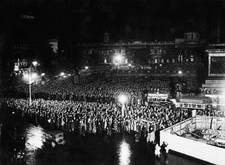 The Nighttime Scene 1924 General Election 1924 Old Photo picture