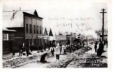 Postcard RPPC Layino RailRoad Track Broadway Street 1898 Dedrnan Photo Shop-8420 picture