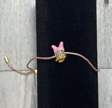 NEW Baublebar Disney Daisy Duck Cord Bracelet • Pink • Adjustable picture