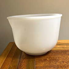 Vtg Glasbake Sunbeam 20CJ Milk Glass Mixing Bowl picture