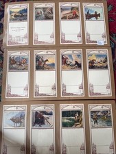 Vintage Advertising Blotters Hunting Fishing Western Art Calendar Pads Lot Timbe picture