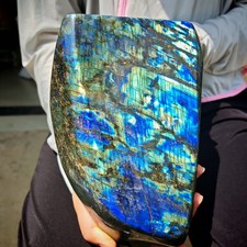 8.14LB Natural crystal Labradorite Mineral Quartz Mineral Reiki healing decor picture