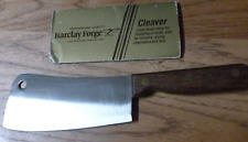 VINTAGE   Barclay Forge Meat Cleaver Stainless Steel 6