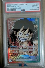 Op01 Monkey.D.Luffy OP01-003 And OP01-016 Nami Pre Errata PSA 10's Sequential picture