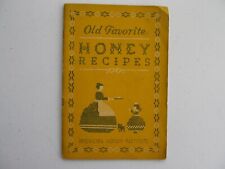 Old Favorite HONEY Recipes American Honey Institute 1941 Recipe Booklet picture