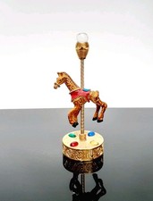 Vintage Spoontiques Pewter Carousel Giraffe Rare SEE DESCRIPTION  picture