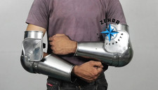 ZEHRA Medieval Knight Arm Armor Set Steel Full LARP Cosplay Costume Halloween Gi picture
