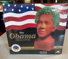 2009 Chia Obama Special Edition Determined Sealed Barack Obama Chia Pet Rare picture