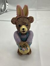 1997 Claire's Resin 'Easter Bear' Hanging Ornament 4 1/4