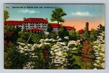 Asheville NC-North Carolina, Grove Park Inn, Advertising, Vintage Postcard picture