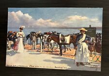 Menton France 1913 Colorful Card picture