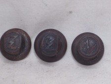 3x   antique Zenith radio knobs knob lot wooden wood radio parts picture