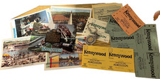 KENNYWOOD AMUSEMENT PARK MEMORABILIA SOUVENIR LOT KEYCHAIN POSTCARDS TICKETS picture