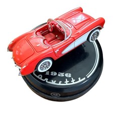 Enesco 1956 Chevrolet Corvette Musical Car Plays Wouldn't It Be Nice Red C1 Toy picture