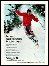 1970 Roger Staub At Park City Utah White Stag Ski Parka & Bandero Pants Print Ad picture