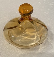 Empoli Glass Circus Tent Apothecary Jar Lid ONLY Amber Replacement MCM picture