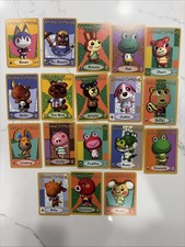 Nintendo 2002-03 Vintage Animal Crossing Trading Card Lot of 18 eReader Cards picture