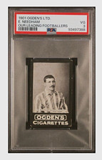 Ogdens Ltd 1901 Our Leading Footballers Tobacco Card E. Needham PSA 3 picture