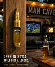 US Border Patrol Metal Bullet Wall Mounted Bottle Opener picture