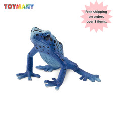 Frog-Toymany Blue Poison-Dart Frog Figurine Toy Collectible Statue picture