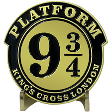 Platform 9 3/4 King's Cross London Train token Department of Magical Law Enforce picture