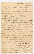 1875 Handwritten Letter by James W Pringle Oxfordville, NH  Signed New Hampshire picture