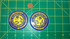 PAIR INTERNATIONAL BROTHERHOOD VINTAGE Sticker / Decal  ORIGINAL picture