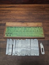 G98- Antique Stanley No. 55 Combination Plane Cutters Box # 3 picture