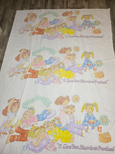 1983 Cabbage Patch Kids Fabric 94x70 Striped 
