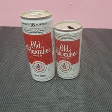 Vintage Old Milwaukee Beer Cans Lot of 2 picture
