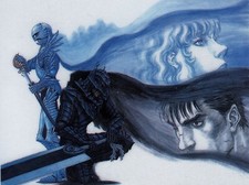 11x17 Berserk Illustration Poster Eclipse Guts & Griffith Kentaro Miura 1997 picture